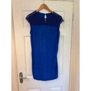 Zara Royal Blue Drawstring Back Summer Dress
